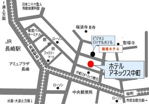 アネックス 地図